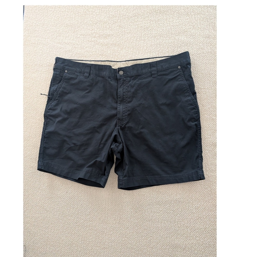 Columbia Mens Regular Fit Utility Shorts Black Size 44W 8L Side Zip Pocket